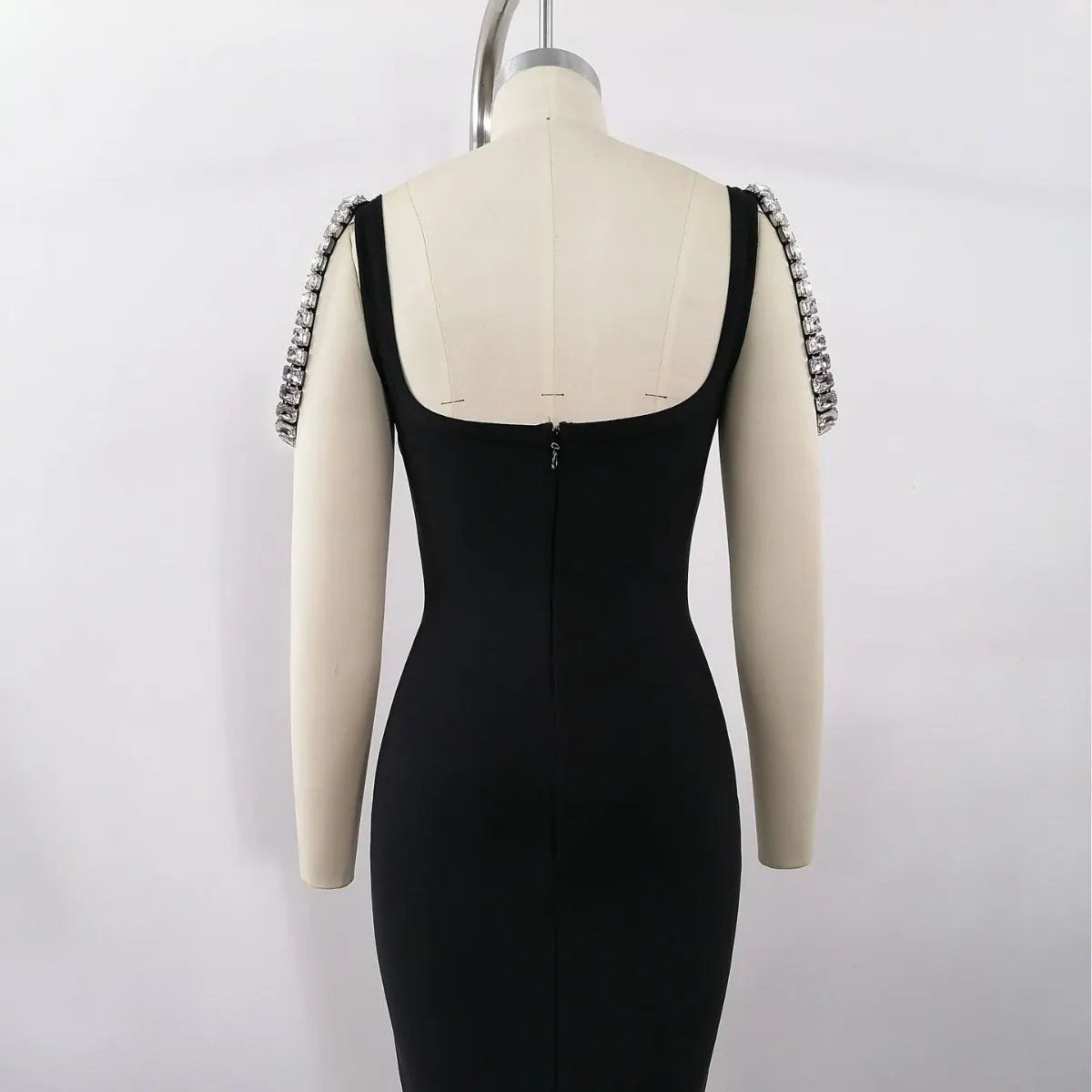custom black elegant dress dress for women-wholesale