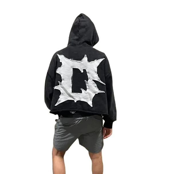 High Quality Men Wash DTG Print Hoodies