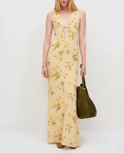 <img src="https://www.sejin.com/" 
       alt="  Yellow Floral  Deep V Maxi Dress For Formal Party Low MOQ Factory Manufacture,Wholsale" 
       loading="lazy" />