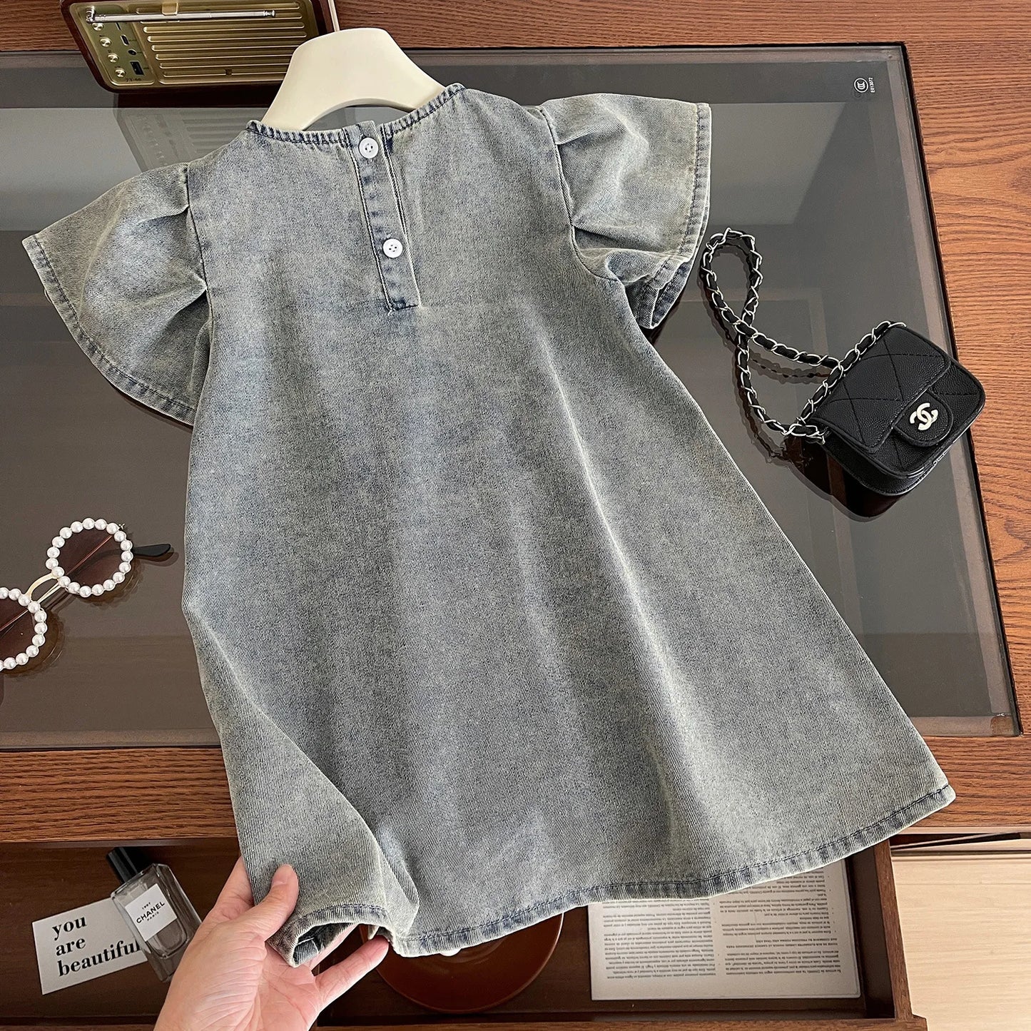 Grils baby denim dress
