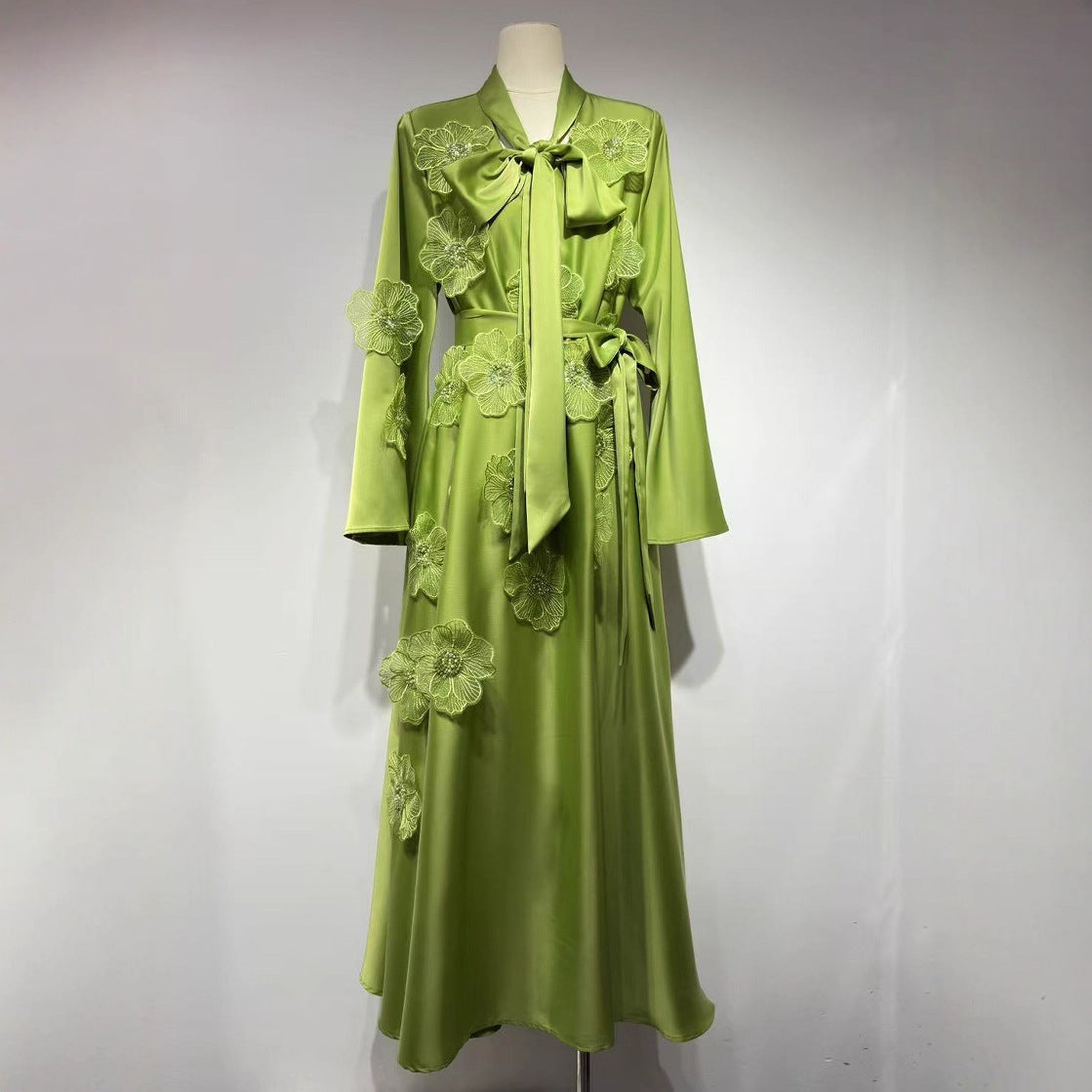 women’s floral casual tiered maxi dress spring&autumn